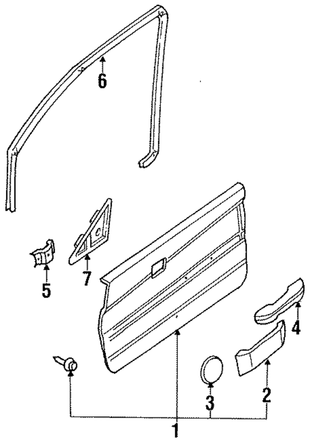 8090061A60 - Body: Door Panel for Nissan: Sentra Image