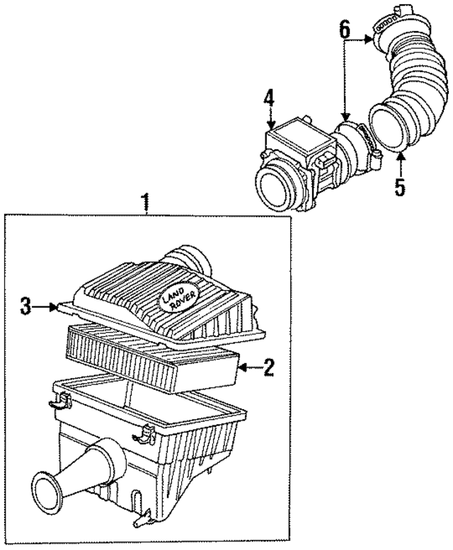 ESR1807 - Engine: Hose for Land-Rover Image