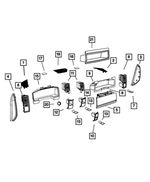 1NM861X7AA - : Glove Box Door for Mopar Image