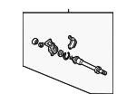 44500S3VA10 - Front Drive Axle: Cv Intermediate Shaft for Acura Image