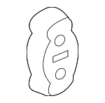 31257587 - Exhaust: Converter &amp; Pipe Shackle for Volvo: S60, S80, V70, XC70, XC90 Image