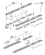 RR27ZJ8AA - Interior Trim: Seat Anchor Escutcheon, Inboard for Mopar Image