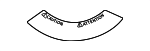 SU00303145 - Body: Spare Tire Label for Toyota Image