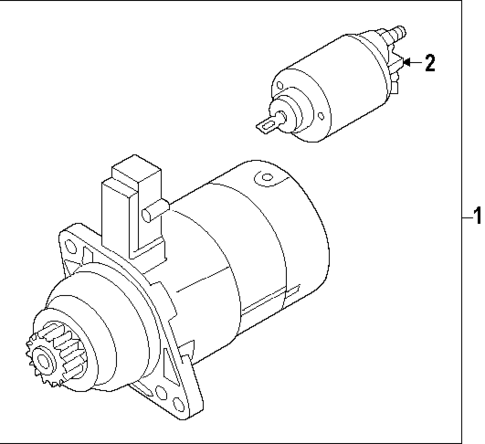 Starter for 2022 Volkswagen Golf R #0