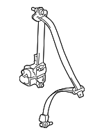 4864TK8A00ZF - : Lap &amp; Shoulder Belt for Honda: Odyssey Image