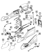 1TQ04DX9AD - : Console Panel for Mopar Image