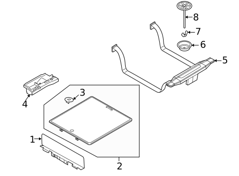 Interior Trim - Rear Body for 2010 Land Rover Range Rover #1