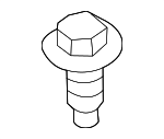 6510977AA - Body: Fender Screw for Chrysler: 200 | Dodge: Dart | Jeep: Cherokee Image