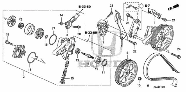 P.S. Pump - Bracket (-'11) for 2011 Honda Pilot #0