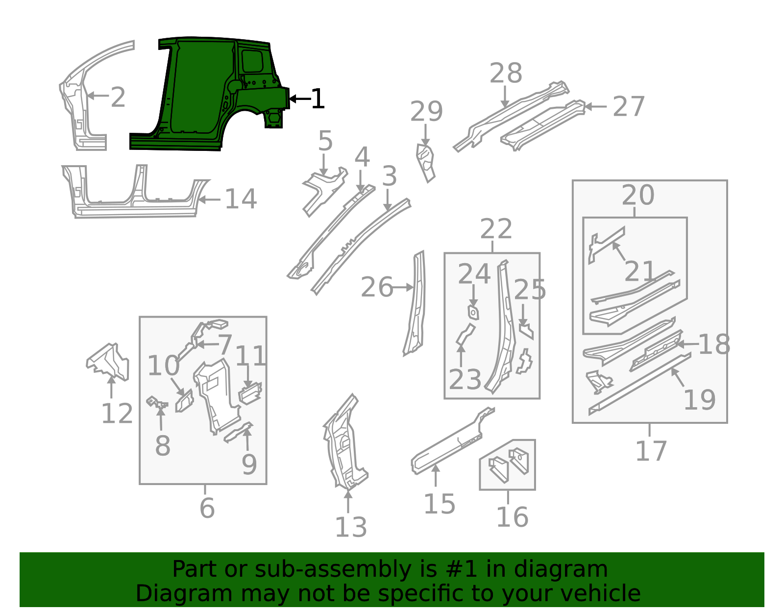 C2Y5-70-410H - Aperture Panel - 2006-2010 Mazda 5 | Mazda Swag