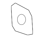 B00170490 - Body: Center Pillar Reinforced Nut for Mazda Image