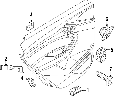 Rear Door for 2024 Audi Q8 e-tron #2