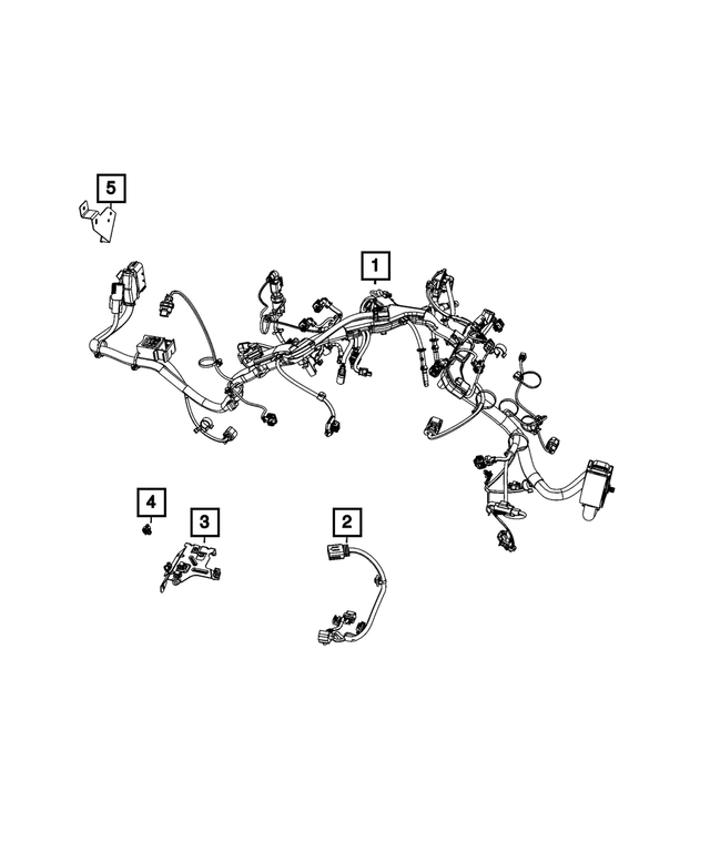 « 68492940AA –  : Moteur Cablage pour Mopar Image »