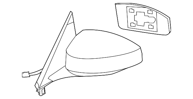 Mirror Assembly - Nissan (K6301-CF000)