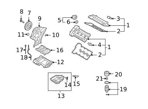 Engine Parts for 2006 Hyundai Sonata #0