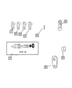 5114571AA - : Latch Clip for Chrysler: PT Cruiser Image