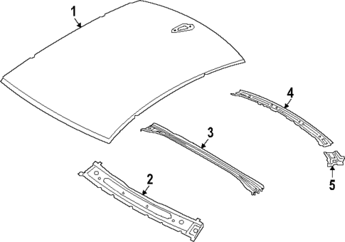 Roof & Components for 2025 BMW 228 xDrive Gran Coupe #1