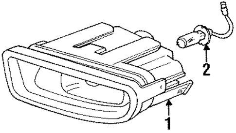 Fog Lamps for 1996 Jaguar Vanden Plas #0
