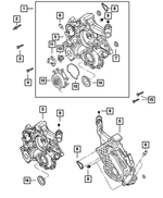 53021231AD - 4.7L Gas; Engine: Timing Cover Kit for Mopar Image