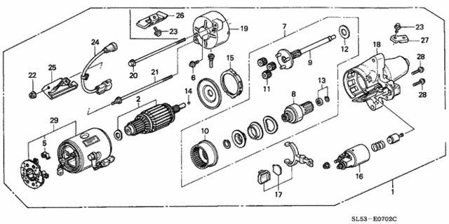 AT Starter Motor (Mitsubishi) for 1994 Acura Vigor #0