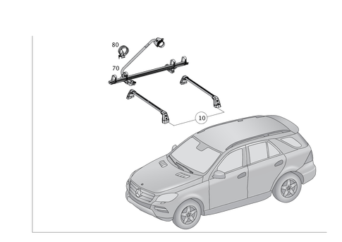 Roof Carrier Systems for 2015 Mercedes-Benz ML400 #0