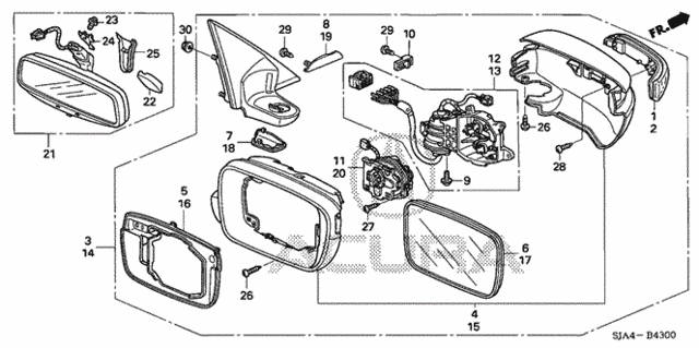 Mirror for 2011 Acura RL #0
