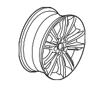36116854559 - : Wheel, Alloy for BMW: 528i, 528i xDrive, 535d, 535d xDrive, 535i, 535i xDrive, 550i, 550i xDrive, ActiveHybrid 5, M5 Image