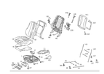 2109102250 - Front Seats: Padding for Mercedes-Benz Image