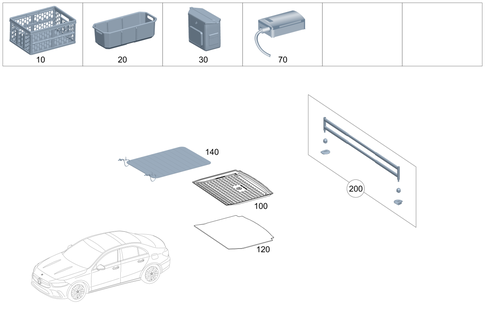 Luggage/Load Compartment Equipment for 2021 Mercedes-Benz A 35 AMG&reg; #0