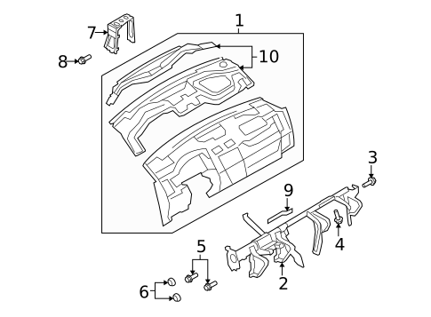 Instrument Panel for 2008 Mazda CX-9 #0