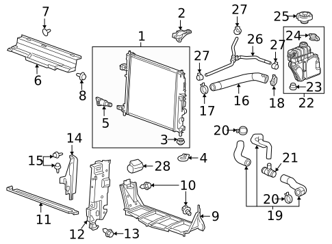 Hardware, Fasteners & Fittings for 2016 Cadillac ATS #0