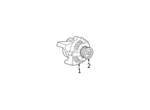Alternator for 2002 Oldsmobile Bravada #1