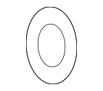 64508390601 - Steering: Hose &amp; Tube Assembly Gasket for BMW Image