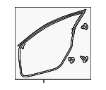 6786176011 - Body: Surround Weather-Strip for Lexus: CT200h Image