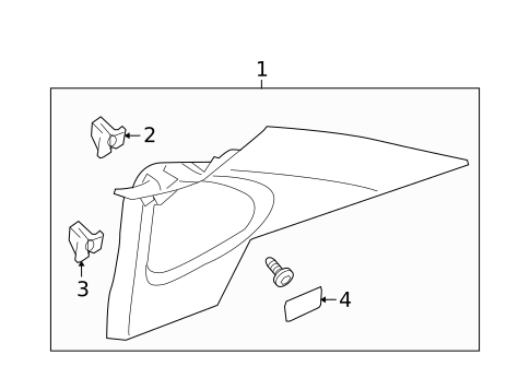 Interior Trim - Quarter Panels for 2007 Buick LaCrosse #0