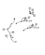 68564585AA - : Heater Supply And Return Hose for Ram: 1500 Image