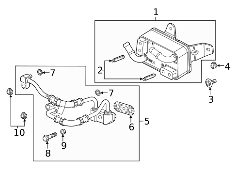 Trans Oil Cooler for 2024 GMC Canyon #1