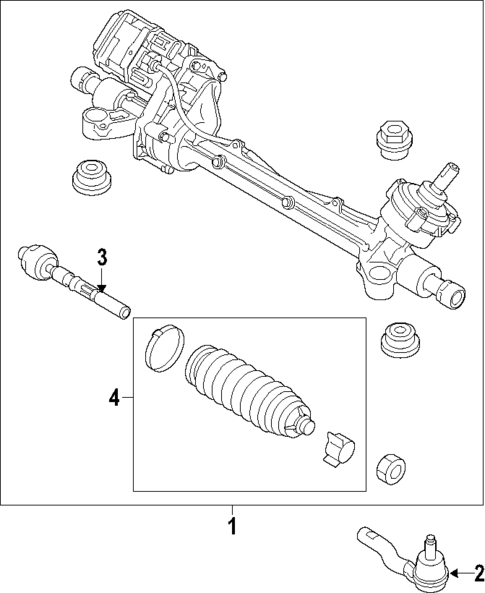 Steering Gear & Linkage for 2016 Lincoln MKT #0