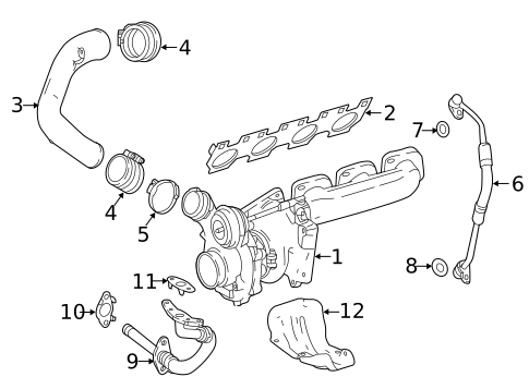 Exhaust Manifold for 2015 Mercedes-Benz G63 AMG #0