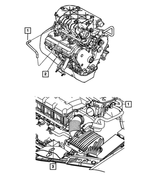 4892147AB - 3.5L Gas; Engine: Make Up Air Hose for Chrysler: Sebring | Dodge: Avenger Image