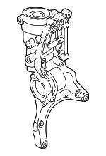 6L903143K - Electrical: Alternator Bracket for Volkswagen: Atlas, Atlas Cross Sport, Golf, Golf Alltrack, Golf SportWagen, GTI, Tiguan Image