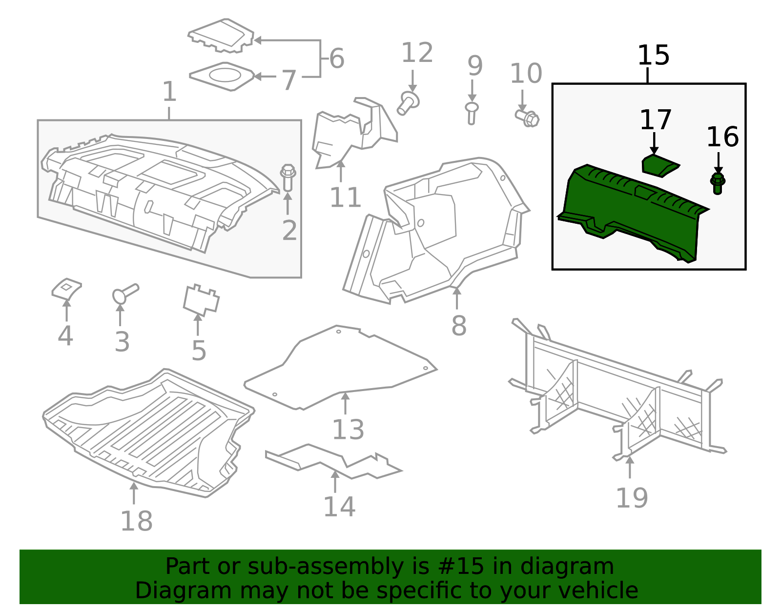 84640-TA0-A01ZA - Trunk Trim Panel 2008-2012 Honda Accord