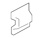 175743LM0A - Fuel System: Tank Shield Clip for Nissan: NV200 Image