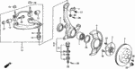 90363SF1000 - Chassis: NUT, CASTLE (12MM) for Honda Image