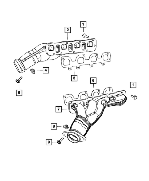 Manifolds and Vacuum Fittings for 2022 Dodge Challenger #6