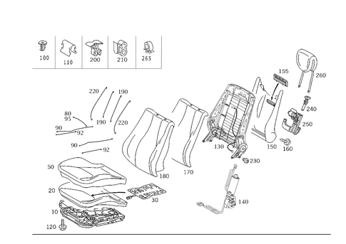 Right Seat for 2006 Mercedes-Benz S 55 AMG&reg; #0
