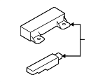 88851FJ021 - Electrical: Keyless Entry Antenna for Subaru Image