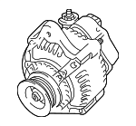 274110A050 - : Alternator Pulley for Toyota: 4Runner, Avalon, Camry, Highlander, Land Cruiser, Sequoia, Sienna, Solara, Supra, Tundra Image