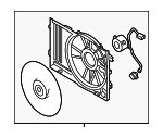 253801F251 - Cooling System: Fan Module for Kia: Sportage Image