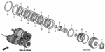22537PX4003 - Transmission - Automatic: SPRING, CLUTCH DISK (L-H) (NIPPON HATSUJO) for Honda Image